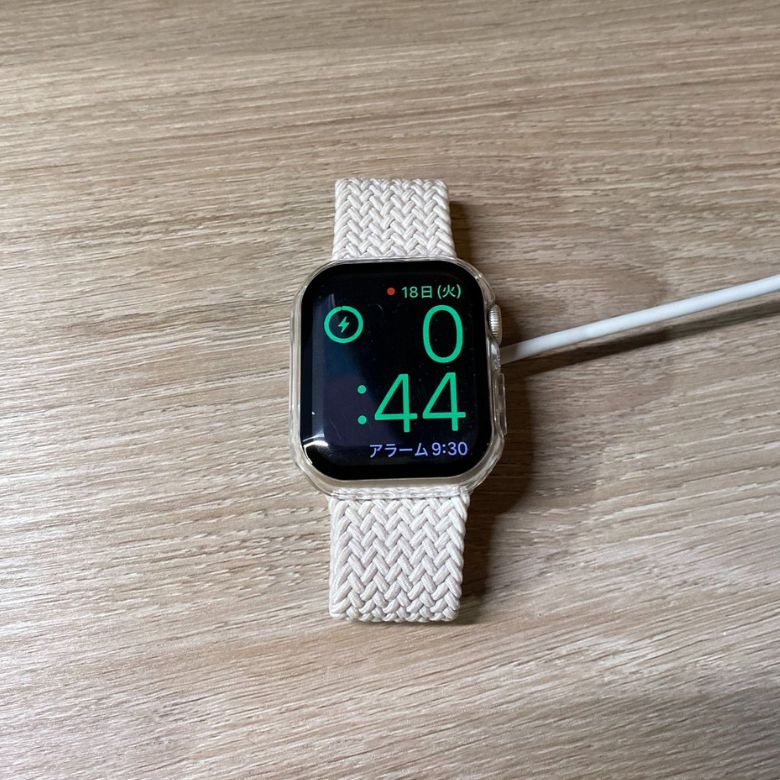 充電されたApple Watch