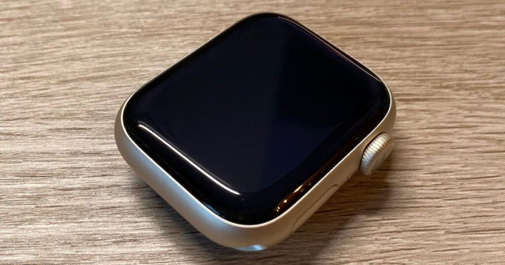 保護カバーなしのApple Watch