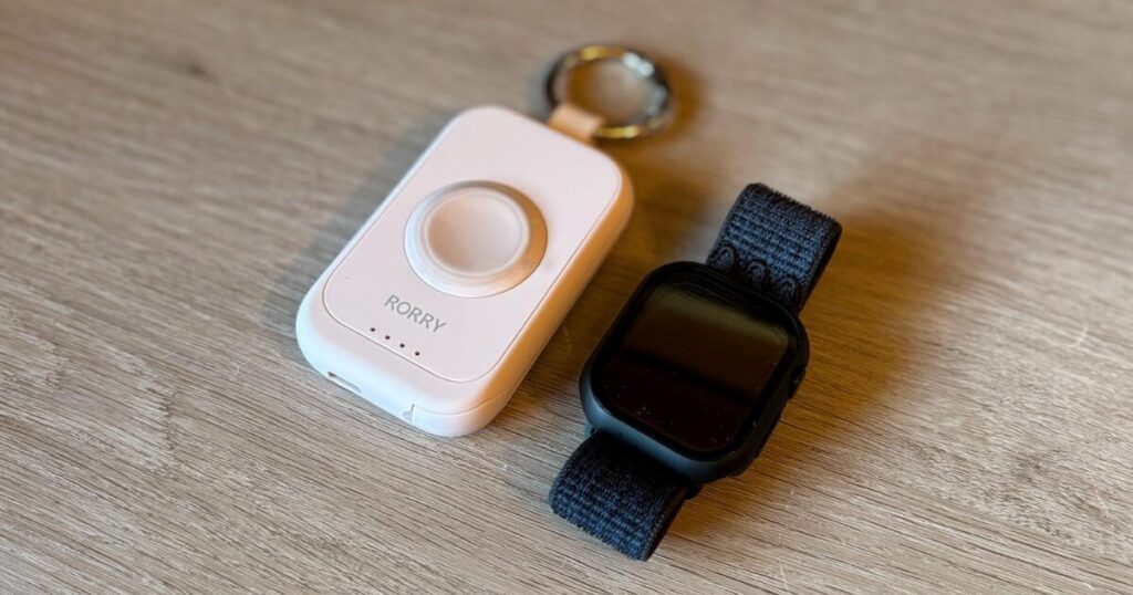 RORRYのモバイルバッテリーとApple Watch