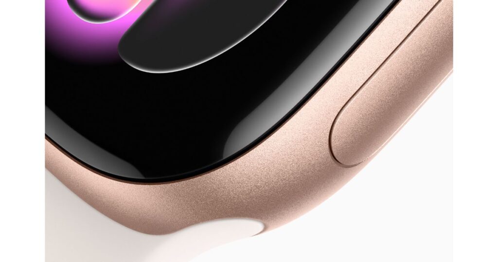 Apple Watch Series 11の画面拡大（ローズゴールドアルミニウム）