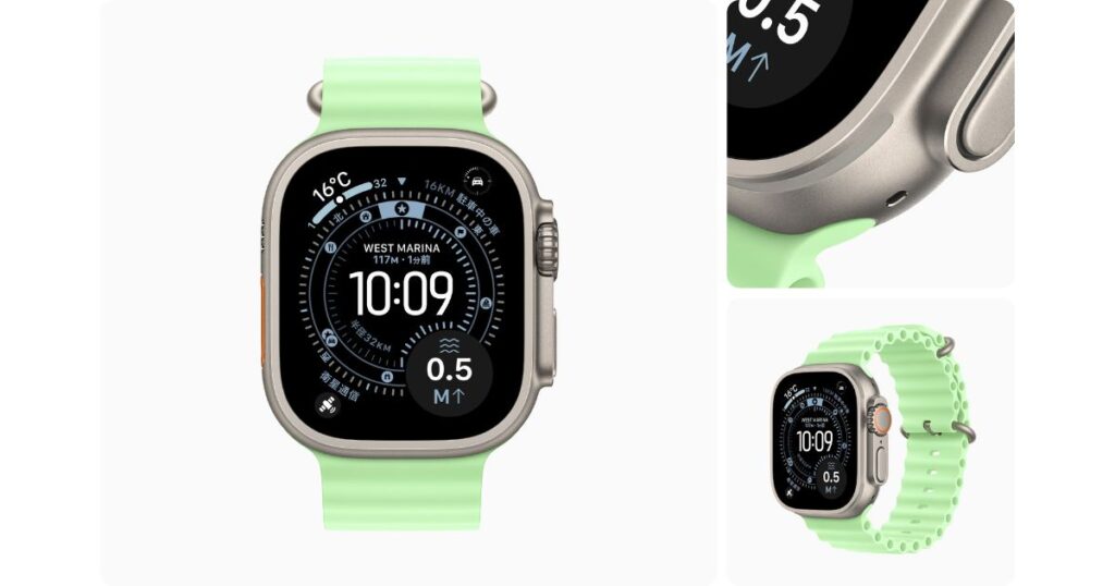 Apple Watch Ultra 3の外観イメージ（ナチュラル）